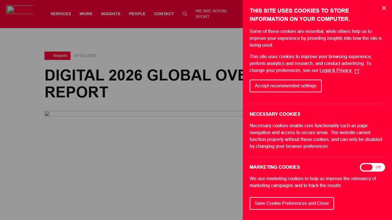 Digital 2026 Global Overview Report - We Are Social USA